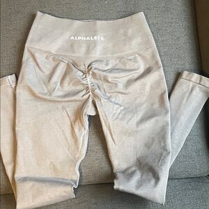 Alphalete Woman’s Size Medium Storm Gray Amplify Leggings